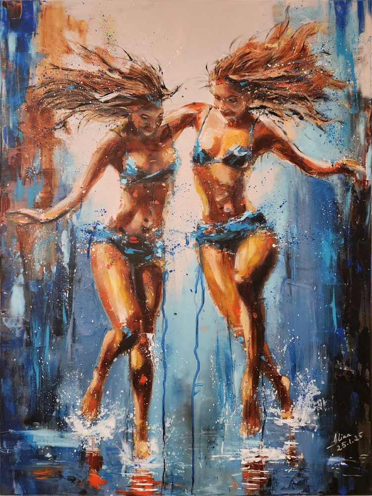 ArteDiAlina.com painting: The Hydriads